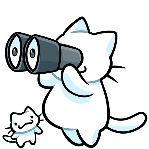 🧐 Стикер «Кисятки на отдыхе Без Текста» для Telegram
