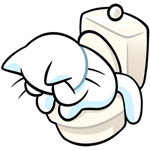 🚽 Стикер «Кисятки на отдыхе Без Текста» для Telegram