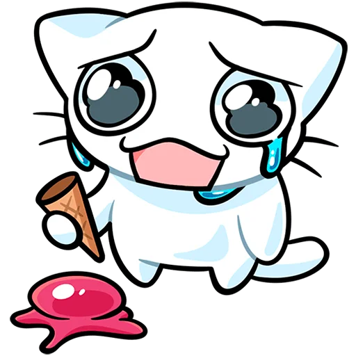😭 Стикер «Кисятки на отдыхе Без Текста» для Telegram