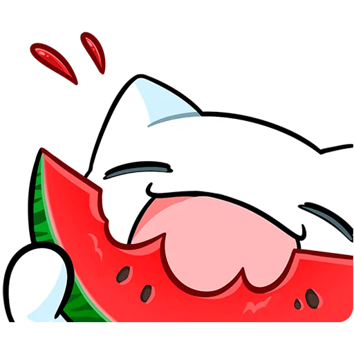 🍉 Стикер «Кисятки на отдыхе Без Текста» для Telegram
