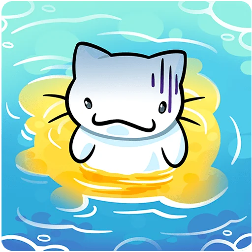 🥵 Стикер «Кисятки на отдыхе Без Текста» для Telegram