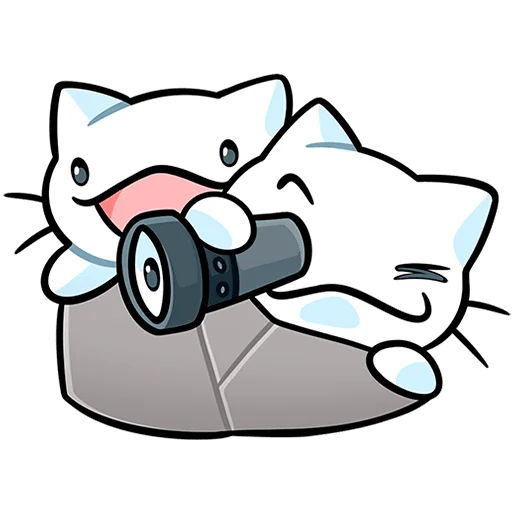 🧐 Стикер «Кисятки на отдыхе Без Текста» для Telegram