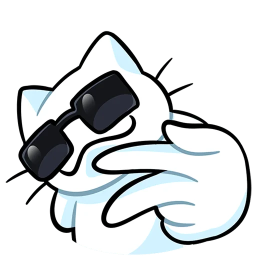 ✌️ Стикер «Кисятки на отдыхе Без Текста» для Telegram