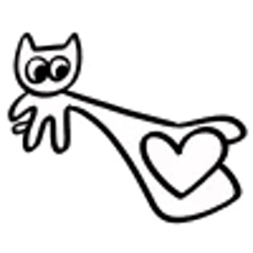 ❤️ Эмодзи «kitty» для Telegram
