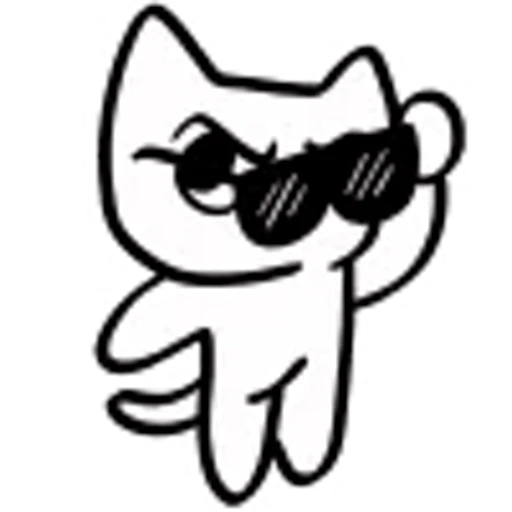 🤨 Эмодзи «kitty» для Telegram