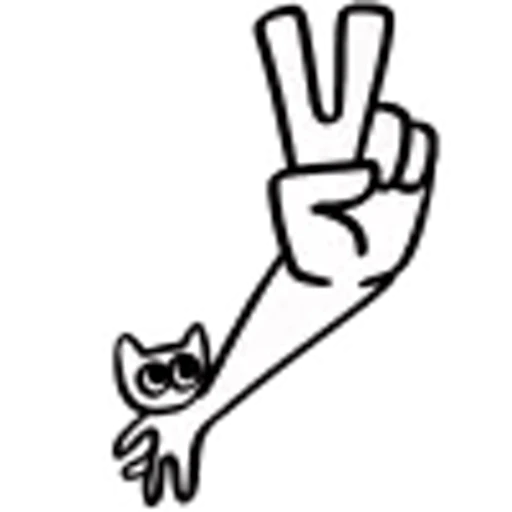 ✌️ Эмодзи «kitty» для Telegram
