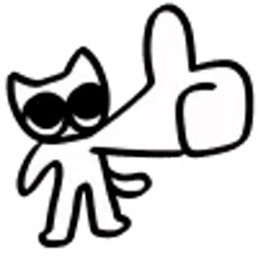 👍 Эмодзи «kitty» для Telegram
