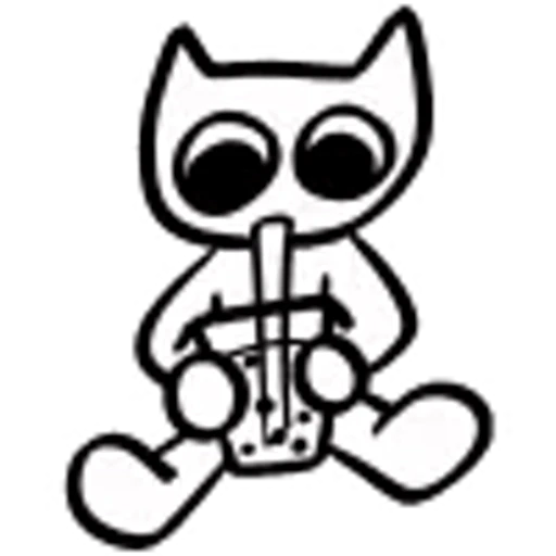 🧋 Эмодзи «kitty» для Telegram
