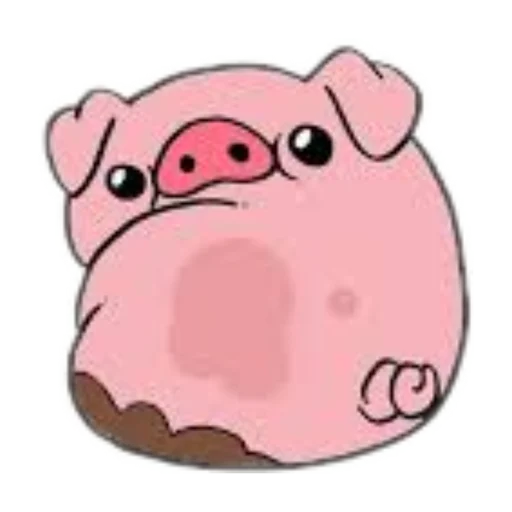 🐽 Стикер «pigandcat» для Telegram