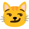 Стикер 12 😏 Коты эмодзи