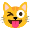 Стикер 14 😏 Коты эмодзи