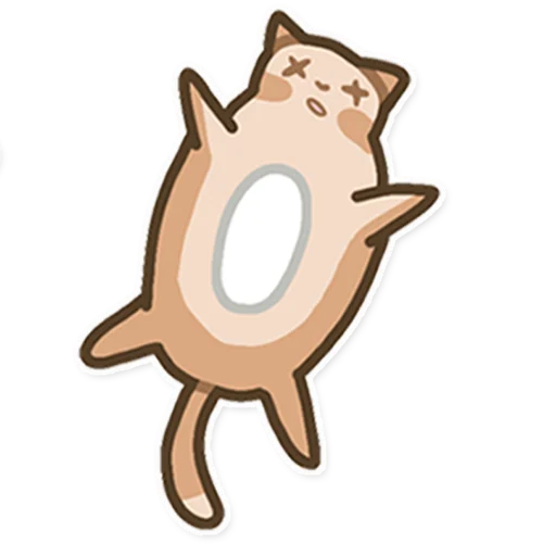 😵‍💫 Стикер «Kitty Litter» для Telegram