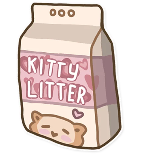 💩 Стикер «Kitty Litter» для Telegram