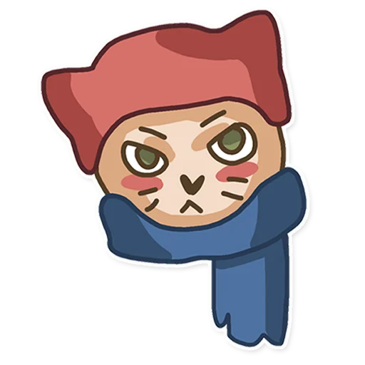 😠 Стикер «Kitty Litter» для Telegram