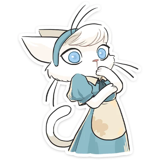 🐱 Стикер «Кошечка Мия» для Telegram