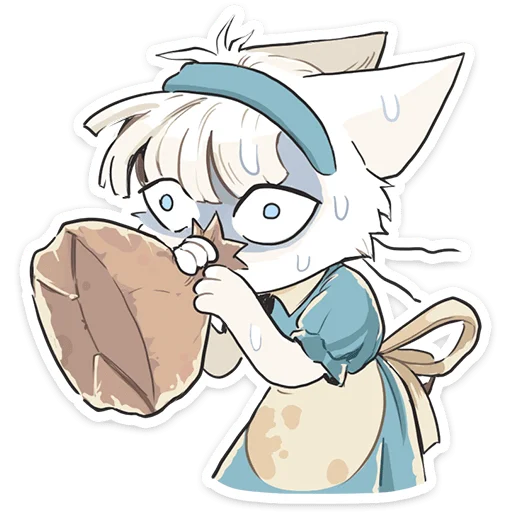 🐱 Стикер «Кошечка Мия» для Telegram