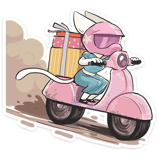 🐱 Стикер «Кошечка Мия» для Telegram