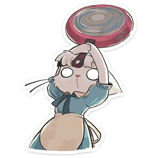 🐱 Стикер «Кошечка Мия» для Telegram