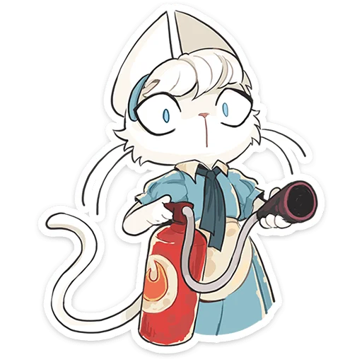 🐱 Стикер «Кошечка Мия» для Telegram