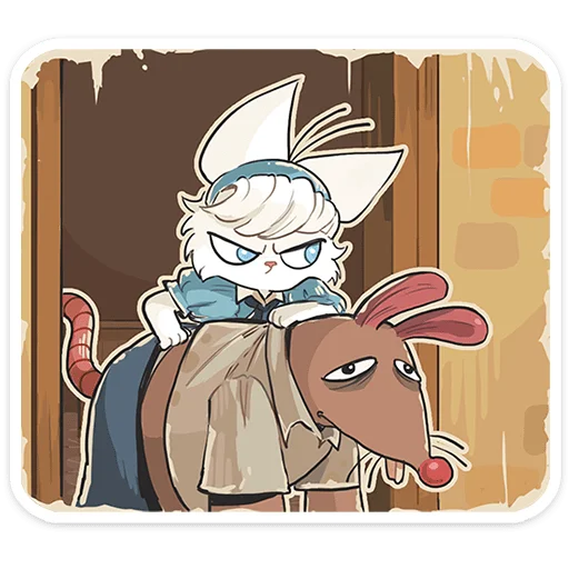 🐱 Стикер «Кошечка Мия» для Telegram
