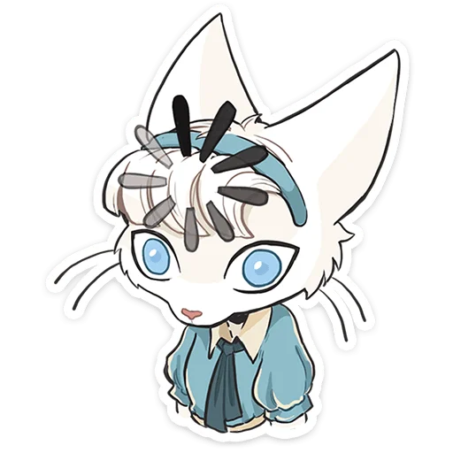 🐱 Стикер «Кошечка Мия» для Telegram