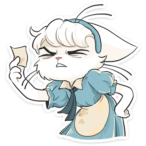 🐱 Стикер «Кошечка Мия» для Telegram