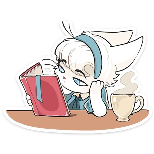 🐱 Стикер «Кошечка Мия» для Telegram