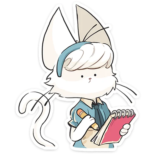 😐 Стикер «Кошечка Мия» для Telegram