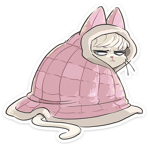 🐱 Стикер «Кошечка Мия» для Telegram