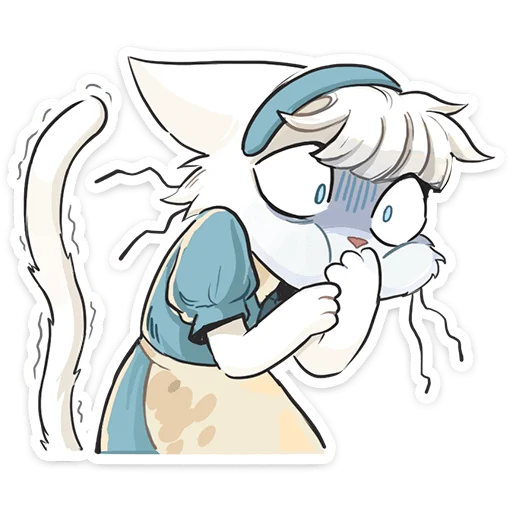 🐱 Стикер «Кошечка Мия» для Telegram