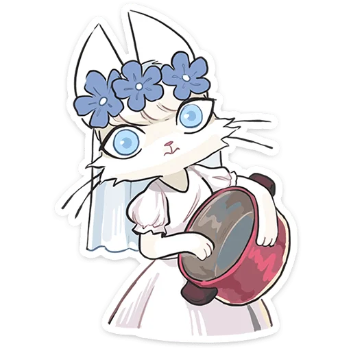 🐱 Стикер «Кошечка Мия» для Telegram