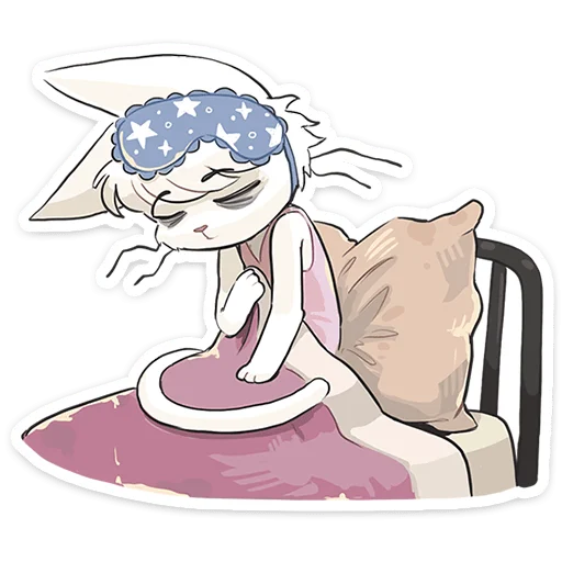 🐱 Стикер «Кошечка Мия» для Telegram