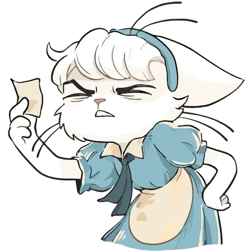 ❓ Эмодзи «Кошечка Мия» для Telegram