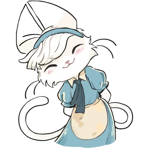 ☺️ Эмодзи «Кошечка Мия» для Telegram