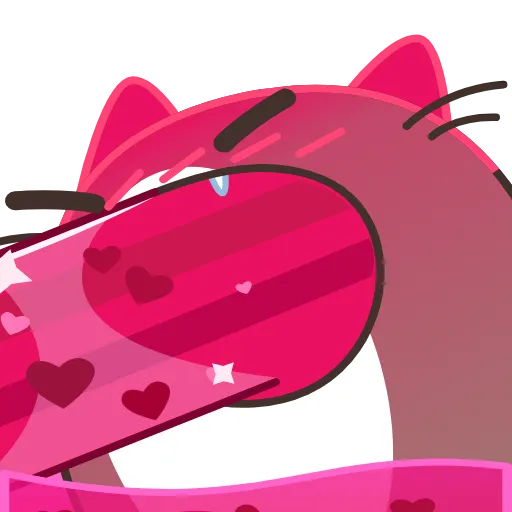❤️ Стикер «Kitty» для Telegram