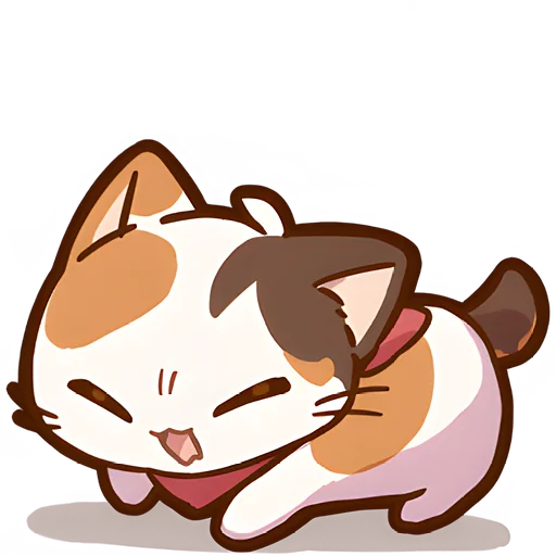 🐱 Стикер «Котенок Такамару» для Telegram