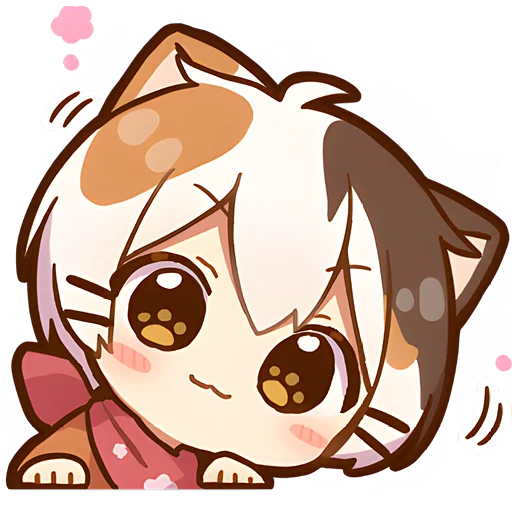 🥹 Стикер «Котенок Такамару» для Telegram