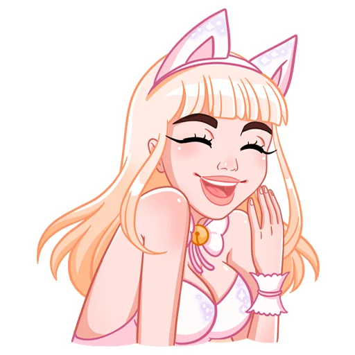 😆 Стикер «Кошечка Каталина» для Telegram