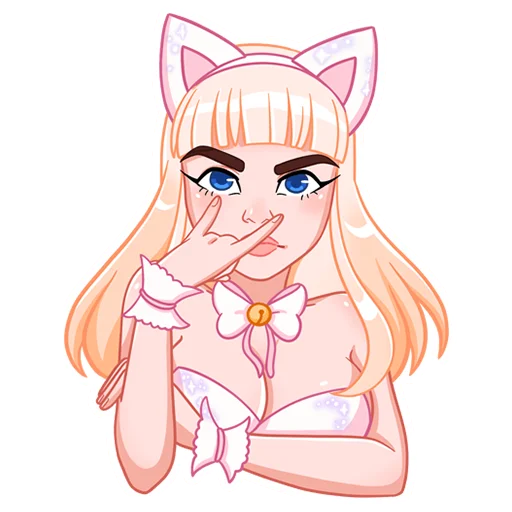 🤘 Стикер «Кошечка Каталина» для Telegram