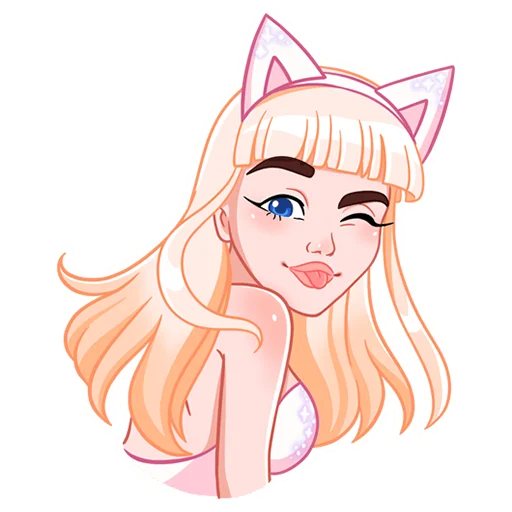 😉 Стикер «Кошечка Каталина» для Telegram
