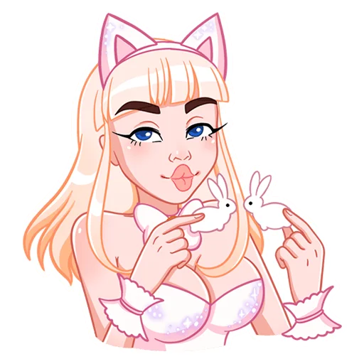 🫶 Стикер «Кошечка Каталина» для Telegram