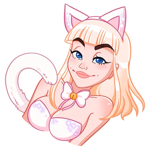 😏 Стикер «Кошечка Каталина» для Telegram