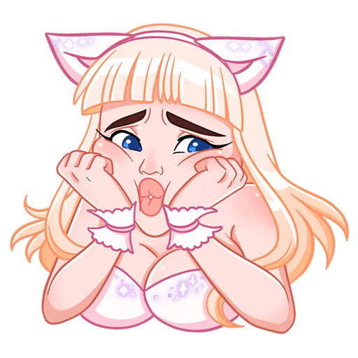 😔 Стикер «Кошечка Каталина» для Telegram