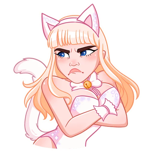 😤 Стикер «Кошечка Каталина» для Telegram