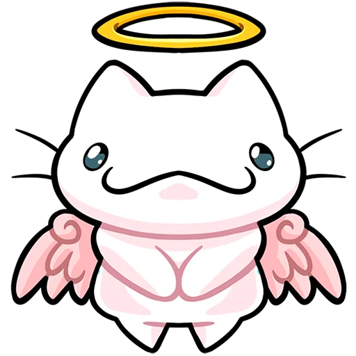 😇 Стикер «Кисятки Без Текста» для Telegram