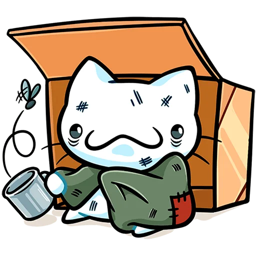 🫤 Стикер «Кисятки Без Текста» для Telegram