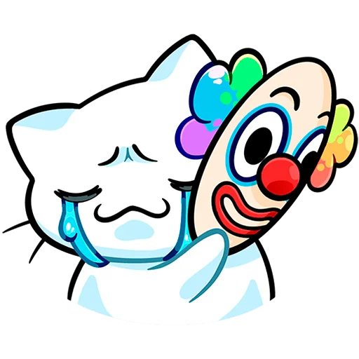 🤡 Стикер «Кисятки Без Текста» для Telegram