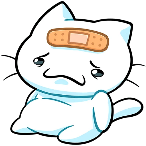 😞 Стикер «Кисятки Без Текста» для Telegram