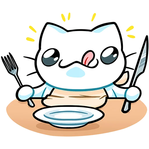 😋 Стикер «Кисятки Без Текста» для Telegram