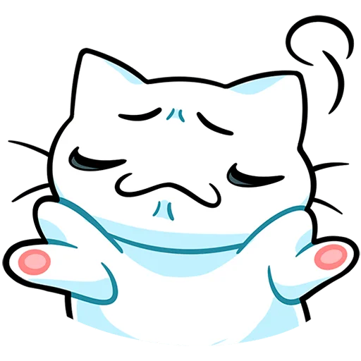 🤷‍♂️ Стикер «Кисятки Без Текста» для Telegram